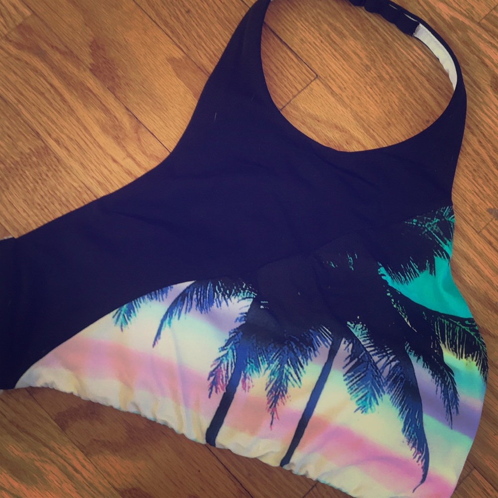 Victoria’s Secret Palm Halter Rash Guard